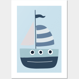 Sailing time Posters and Art